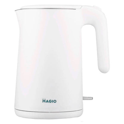 Электрочайник MAGIO MG-106, дисковый 1.5Л, стильный электрический чайник, маленький электрочайник