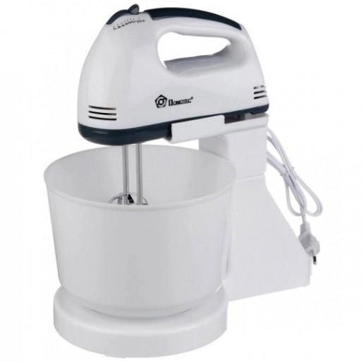 Міксер побутовий 7 швидкостей із чашею 2 л Domotec MS-1366, міксер кухонний стаціонарний, кухонний тістоміс