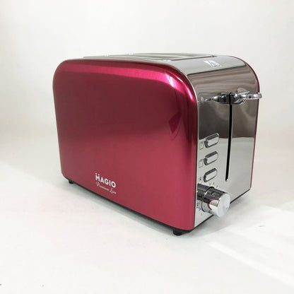 Тостер Magio MG-286, тостер для 2 гренок, электрический горизонтальный тостер