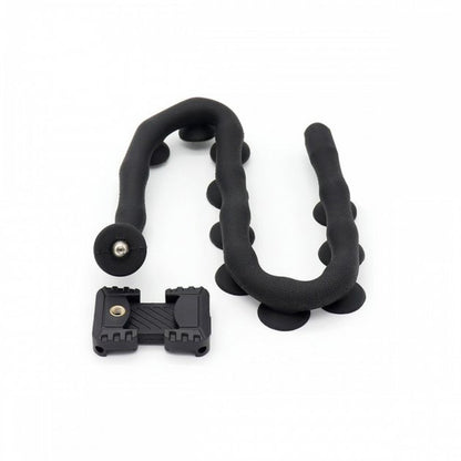 Гибкий держатель для телефона с присосками универсальный Cute Worm Lazy Holder. Цвет: черный