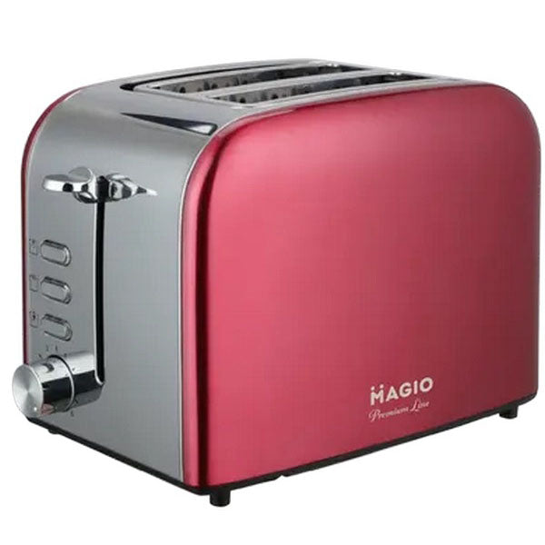 Тостер Magio MG-286, тостер для 2 гренок, электрический горизонтальный тостер