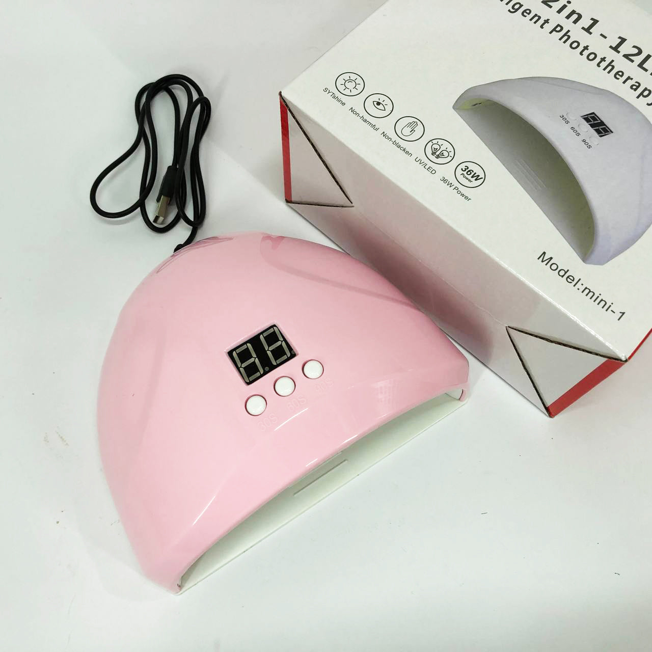 Сушарка для нігтів 36w FD 258 Beauty Nail, Лампа для сушіння гель-лаку будинку, Універсальна лампа для сушіння гель лаку