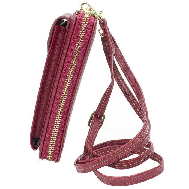 Женский кошелек Baellerry N8591 Red сумка-клатч для телефона денег банковских карт