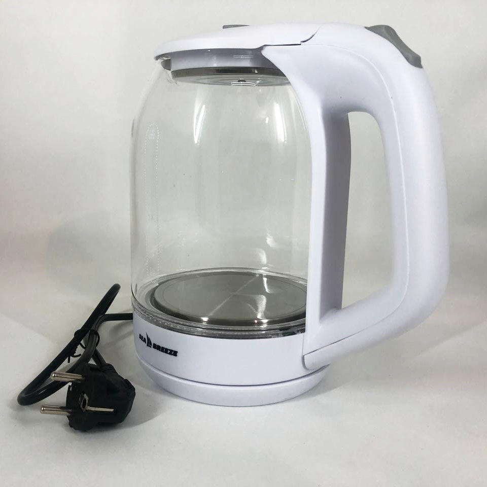Электрочайник SeaBreeze SB-015 1.8 л, чайники с подсветкой, электронный чайник тихий электрический чайник