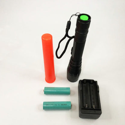 Фонарь ручной с красным диффузором Police 8668-T6, качественный фонарик, мощный ручной фонарик