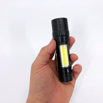 Фонарь карманный с металлическим корпусом Police Bailong BL-T6-19, мощный аккумуляторный лед фонарик