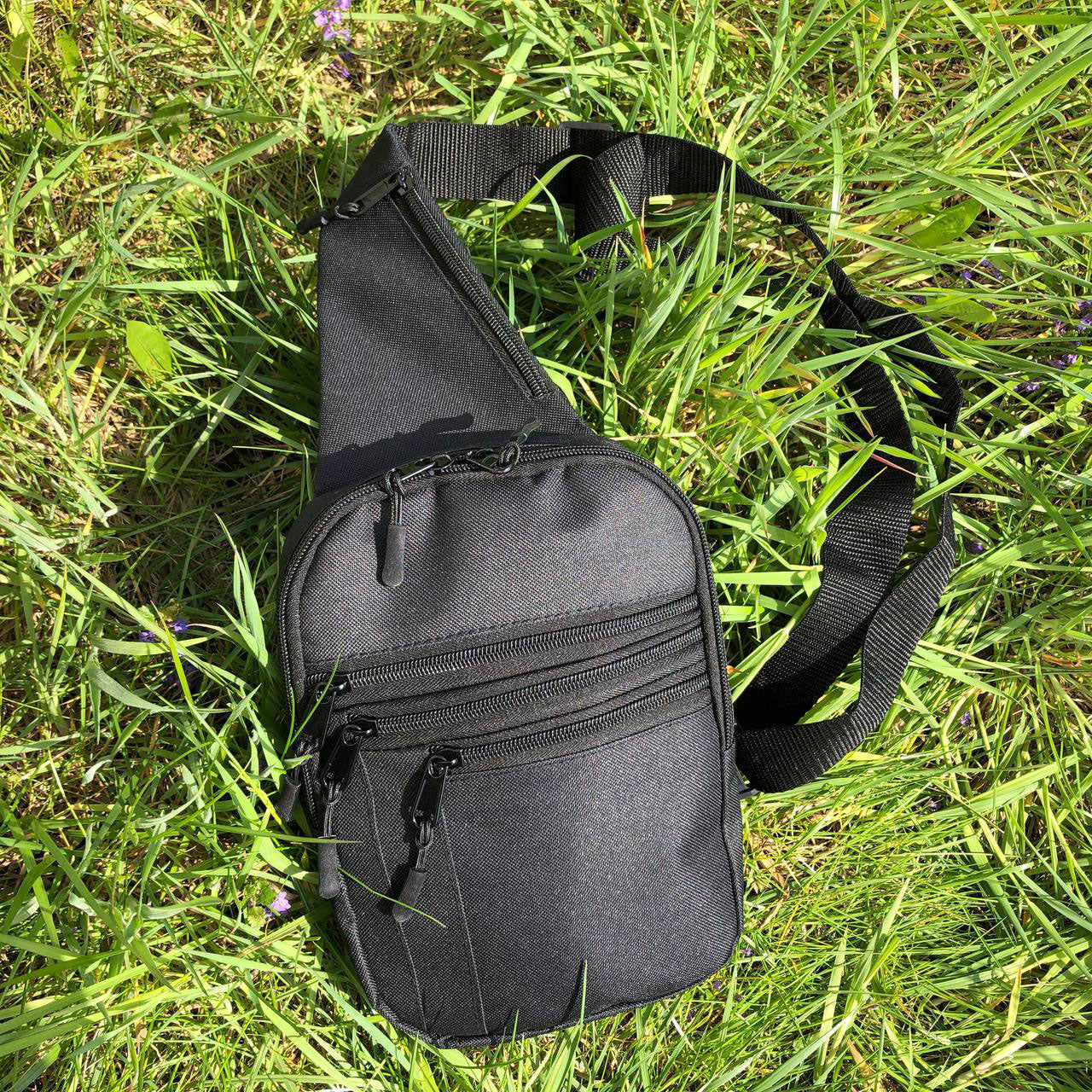 Качественная тактическая сумка с кобурой, мужская сумка черная из кордури мессенджер, Тактический мессенджер