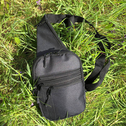 Качественная тактическая сумка с кобурой, мужская сумка черная из кордури мессенджер, Тактический мессенджер