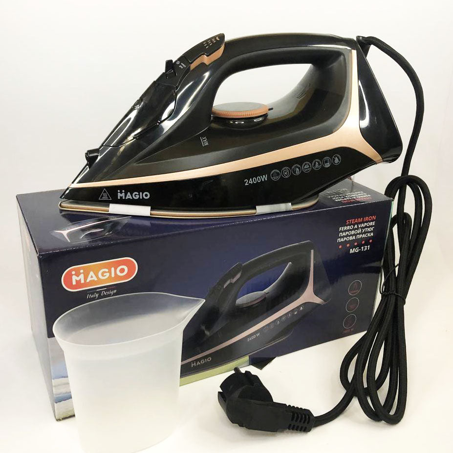 Утюг MAGIO MG-131, паровой утюг для одежды, профессиональный паровой утюг, утюг электрический паровой