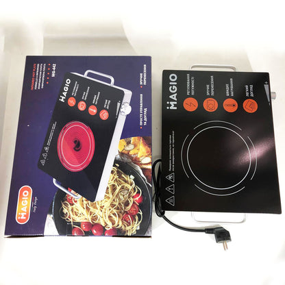 Настольная плита электрическая инфракрасная MAGIO MG-442 1500 Вт, электроплита инфракрасная настольная