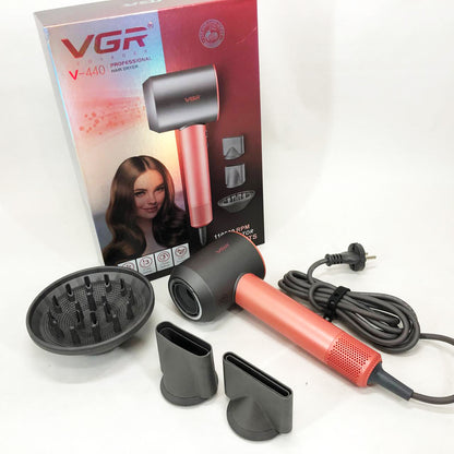 Фен професійний VGR V-440. Цвет: оранжевый