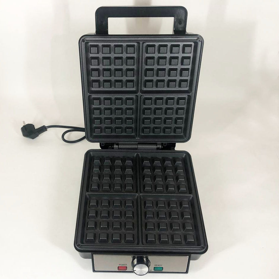 Электровафельница для бельгийских вафель SeaBreeze SB-0101 1200 Вт, Качественная вафельница для вафель
