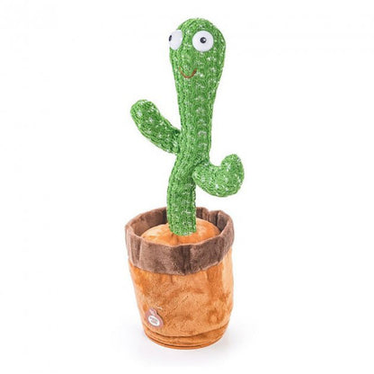 Интерактивная игрушка Dancing cactus говорящий танцующий кактус, мягкая игрушка кактус, Плюшевый кактус