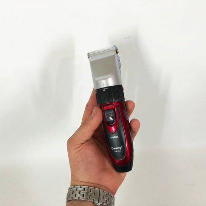 Профессиональная машинка для стрижки волос GEMEI GM-550 с двумя аккумуляторами, Бритва триммер для бороды