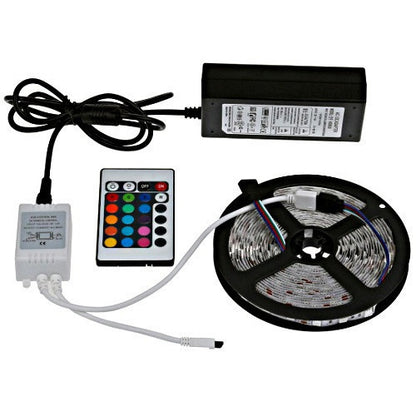 Светодиодная лента SMD 5050 RGB LED 2 м IP65 с пультом и блоком питания USB, 2м, Лента светодиодная 5050