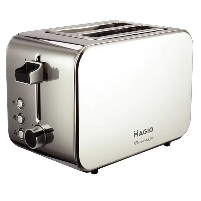 Тостер Magio MG-284 715 Вт, тостер для 2 гренок, электрический горизонтальный тостер, универсальный тостер