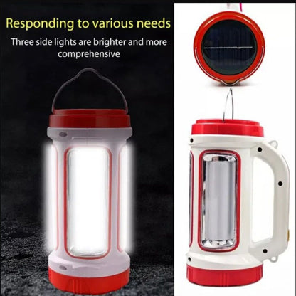 Фонарь переносной кемпинг 6088-LED+COB с функцией PowerBank, фонари для кемпинга camping. Цвет: оранжевый