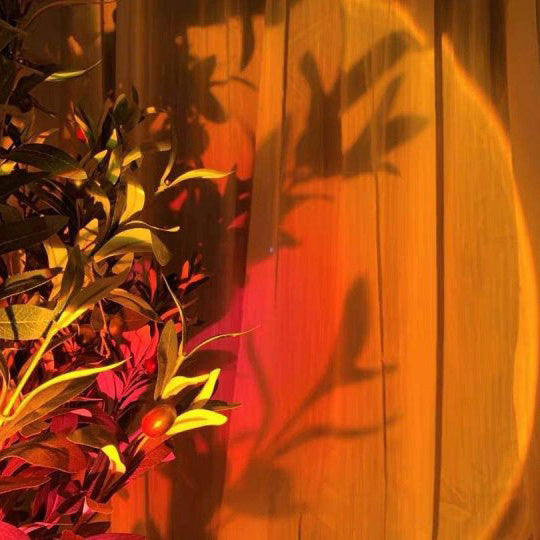 Лампа Атмосферная Проекционный Светильник ЗАКАТ Atmosphere Sunset Lamp эффект радуги, Лампа эффект солнца