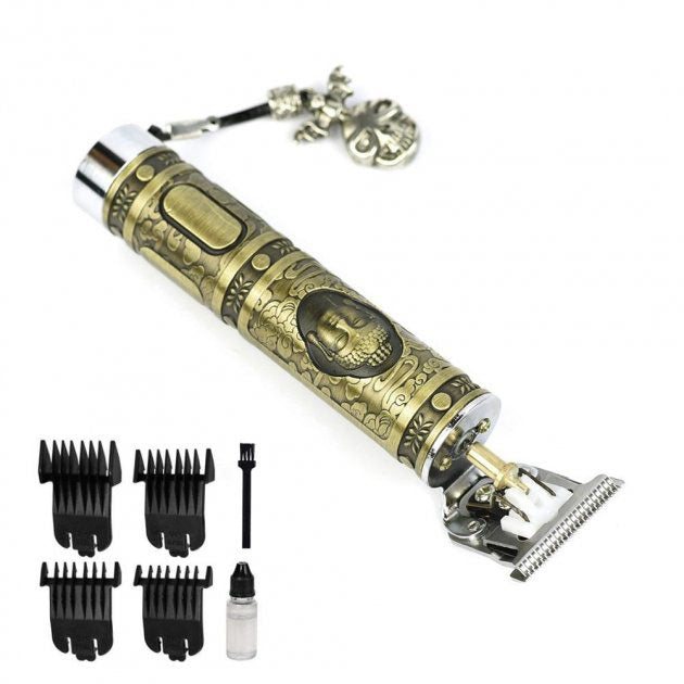 Машинка для стрижки волос профессиональная триммер для бороды окантовочная машинка Shuke 3W SK-8017