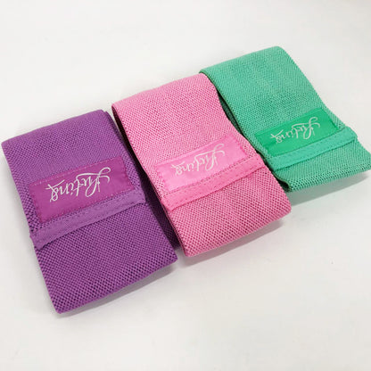 Резинки для фитнеса и спорта WOW LT-003 Набор тканевая лента эспандер 3 шт, Жгут эспандер для занятия