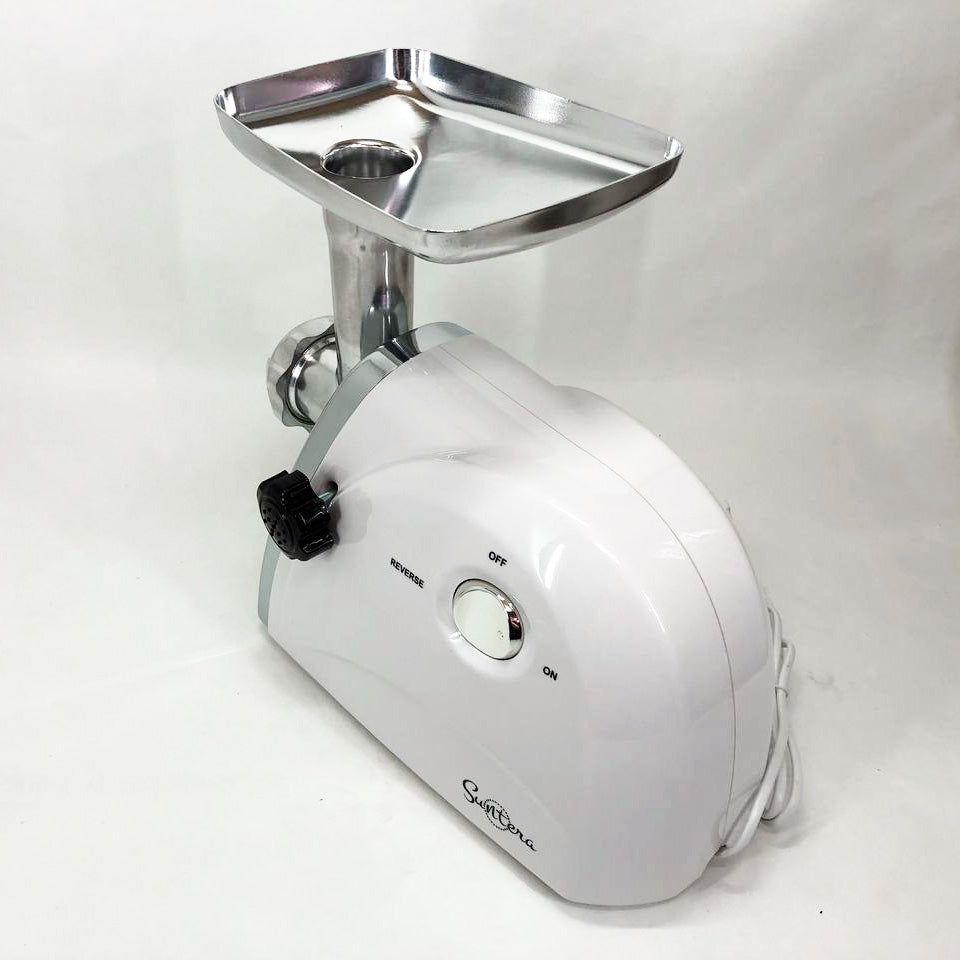 Мясорубка Suntera SMG-5418W, электромясорубка для дома, мясорубка с металлическим редуктором