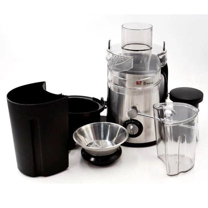 Электрическая соковыжималка Domotec MS-5220/3513 2 скорости отжима 600 W, соковыжималка для моркови