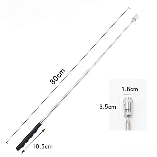 Телескопічний магніт з підсвічуванням для вилучення з важкодоступних місць 19-80 см