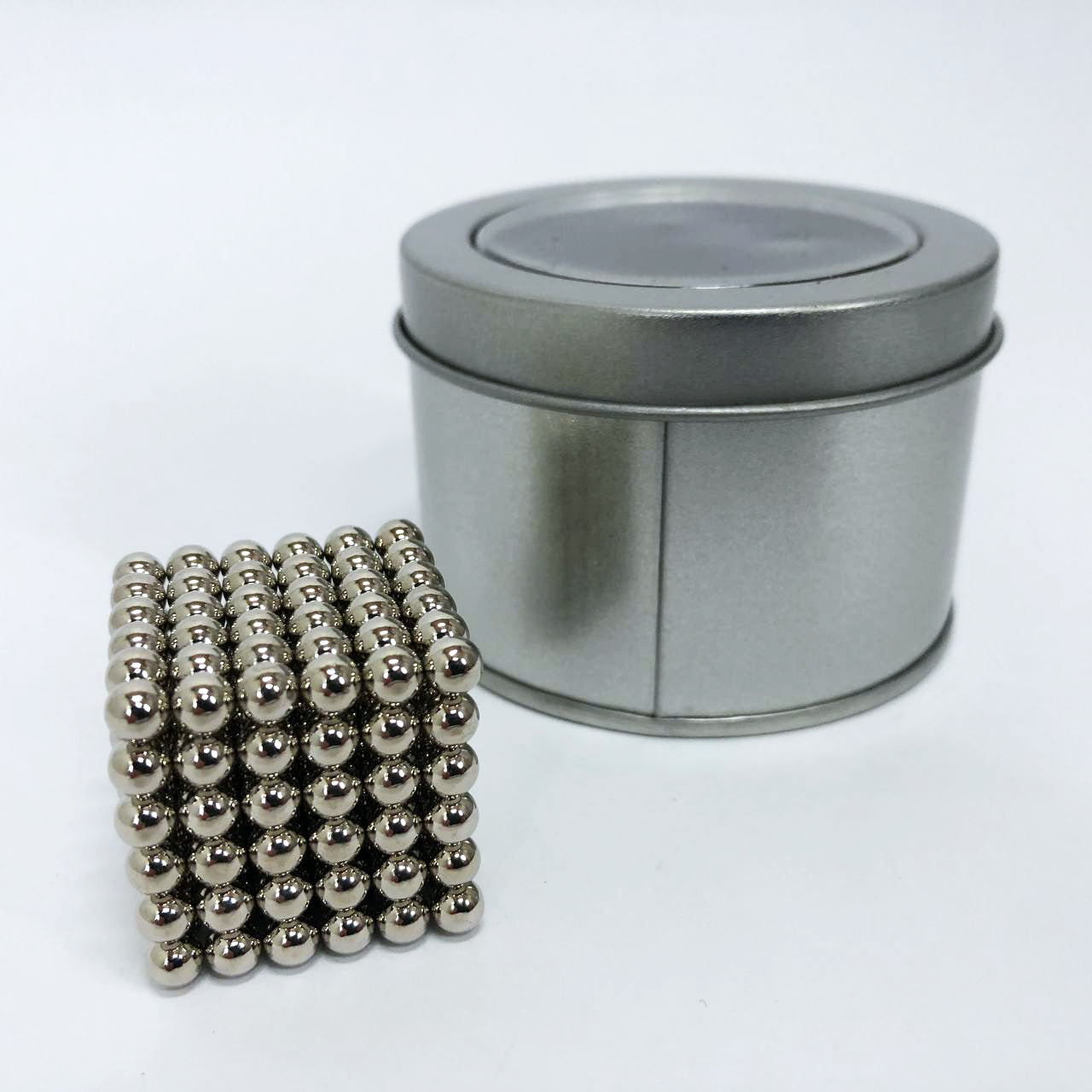 Магнитный конструктор Нео NeoCube Серебро, головоломка Neocube, развивающая игрушка магнит