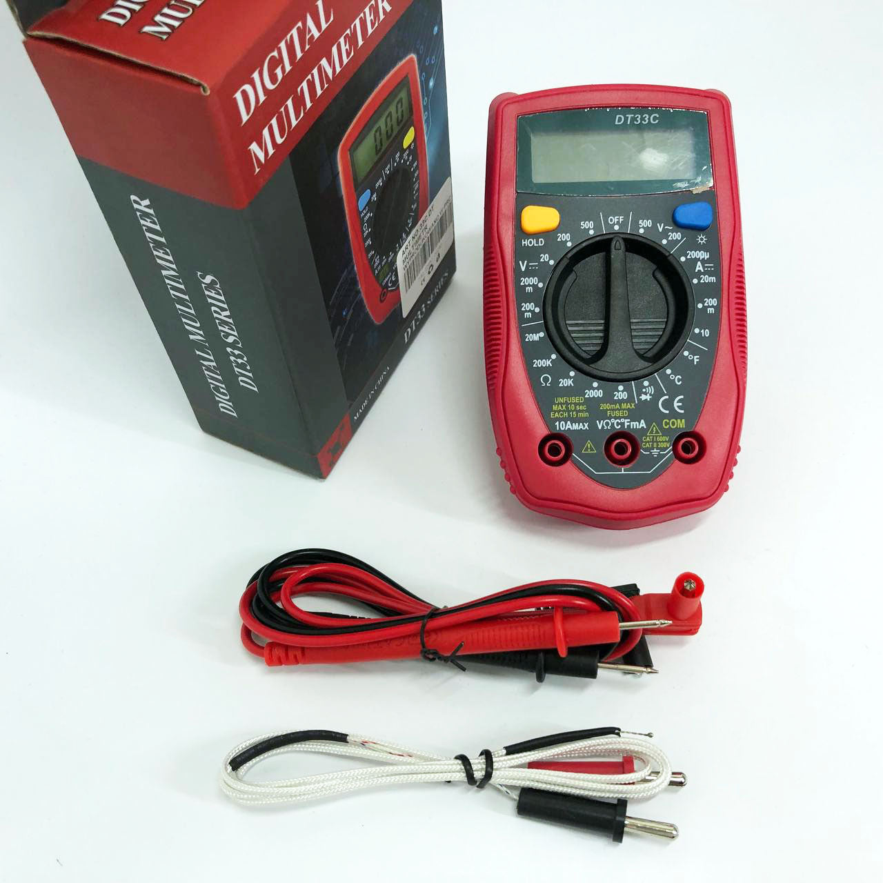 Цифровой Мультиметр 33 C DT DIGITAL мультитестер тестер, электронный мультиметр, тестер профессиональный