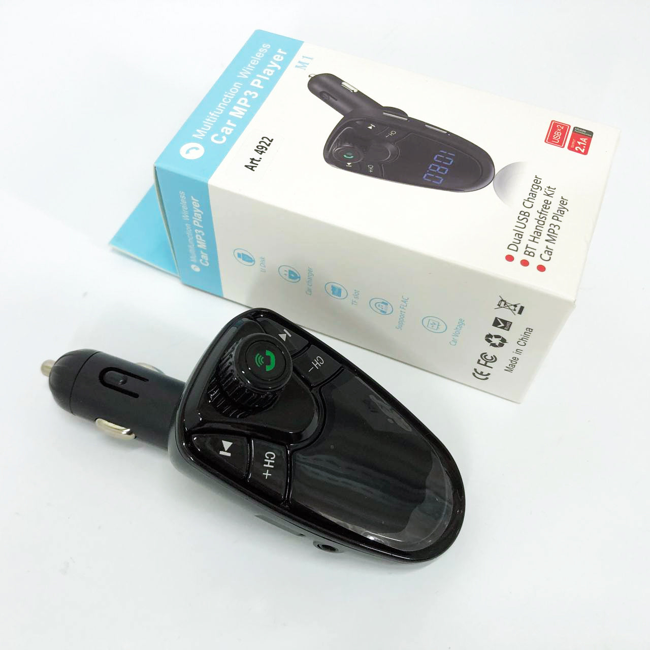 Трансмиттер M1, Трансмиттер для музыки в машину передатчик для музыки в машину, Качественный фм модулятор