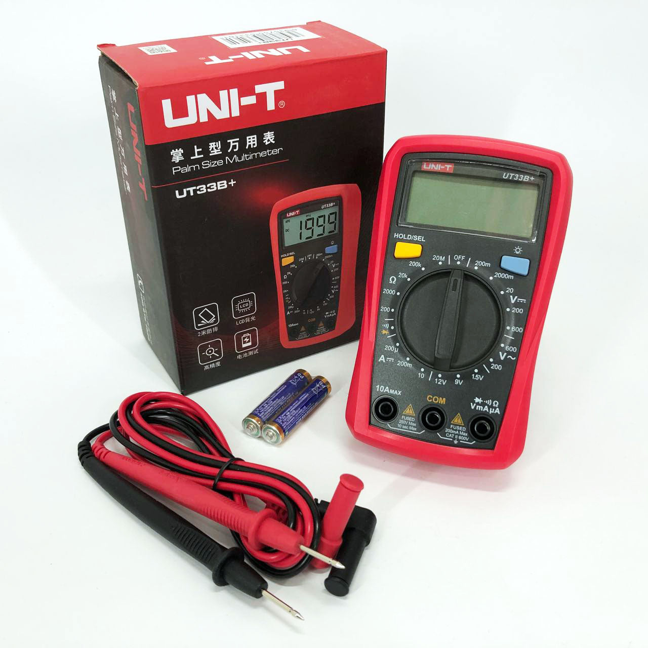 Цифровой Мультиметр 33 B+ UT DIGITAL мультитестер тестер, мультиметр тестер вольтметр профессиональный