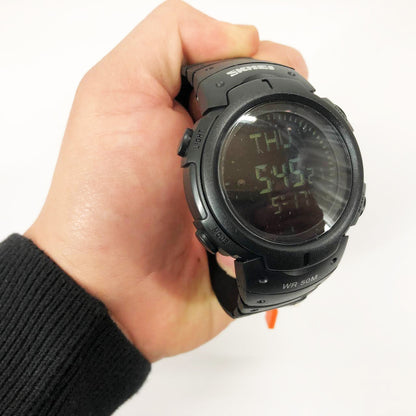 Часы наручные мужские SKMEI 1231BK, брендовые мужские часы, модные мужские часы. Цвет: черный