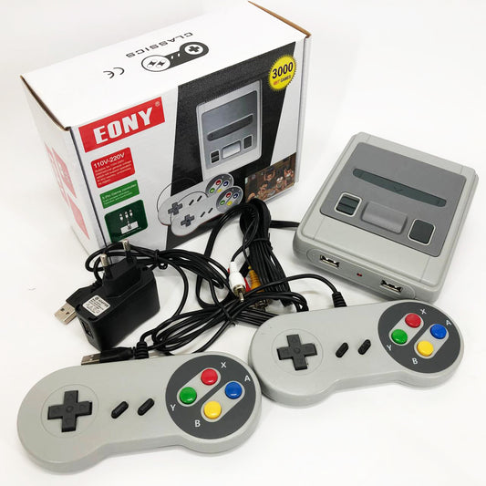 Консоль игровая с джойстиками Retro LH-2221 3000 игр, Приставка с джойстиком для второго игрока