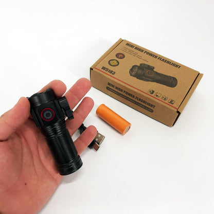 Ручний ліхтарик W5183-4XHP360, Ліхтар ручний потужний, Тактичний ліхтар, Кишеньковий міні ліхтар