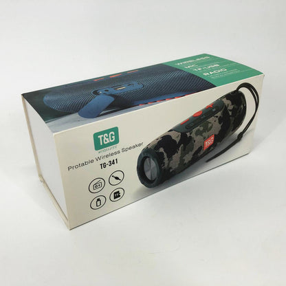 Портативная Bluetooth колонка TG341 со шнурком, аккумуляторная колонка для музыки. Цвет: камуфляж