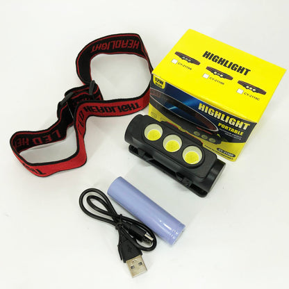 Фонарь налобный аккумуляторный PLD-2119C, Фонарик военный светодиодный налобный фонарик