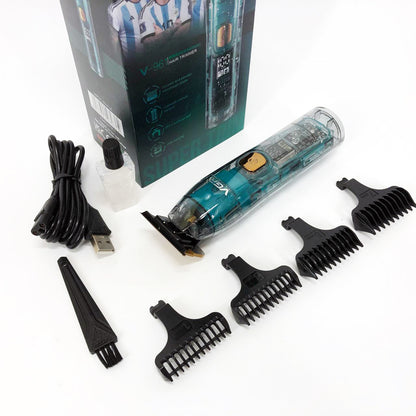 Беспроводная мужская электрическая машинка для стрижки VGR V-961, Триммер аккумуляторный для волос и бороды