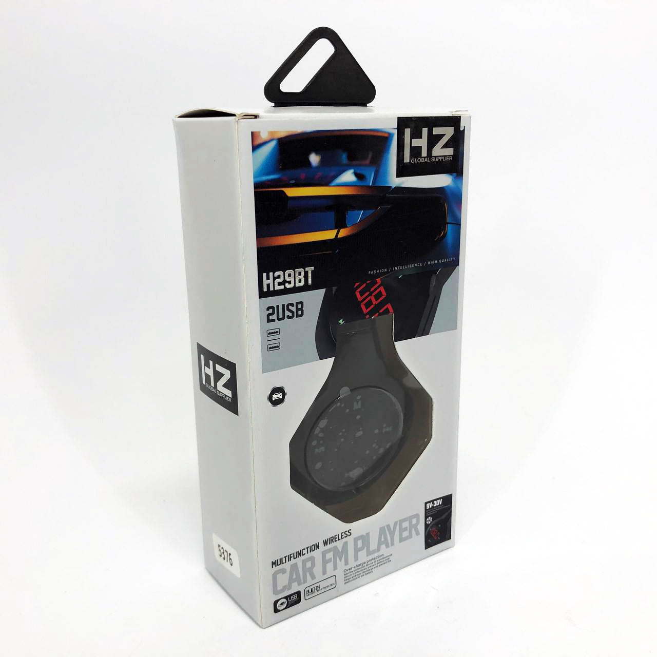 Трансмиттер Автомобильный FM модулятор FM H29 BT, Модулятор для мобильных устройств в авто. Цвет: черный
