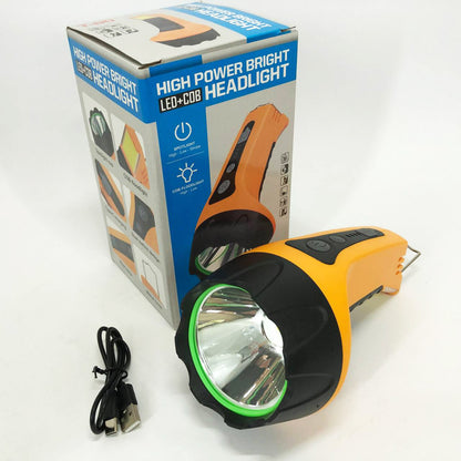 Фонарь ручной T60-3W-COB с крюком, Освещение для кемпинга, Лампа для кемпинга подвесная аккумуляторная