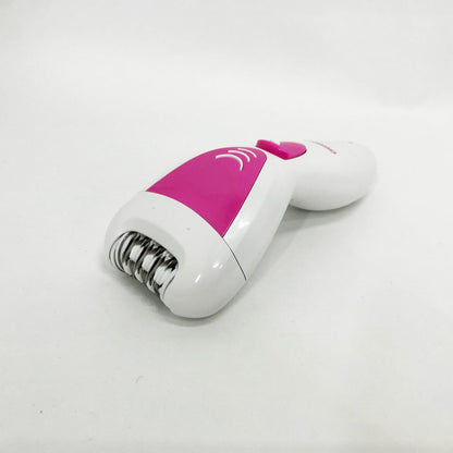 Эпилятор Gemei GM-7006 4в1 - Профеcсиональный беспроводной эпилятор бритва с насадками триммер + пемза