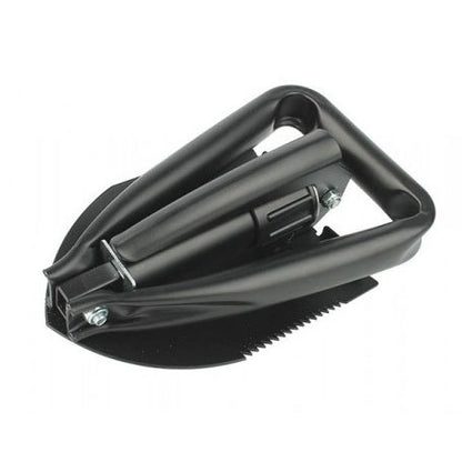 Лопата туристическая многофункциональная Shovel 009, мини лопата для кемпинга, саперная. Цвет: черный