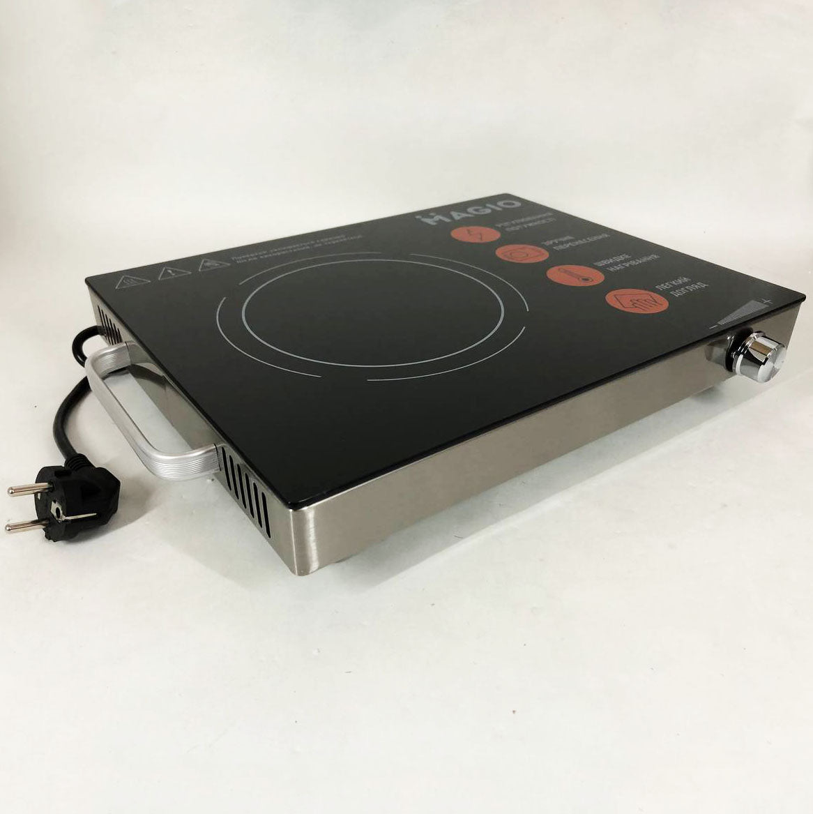 Настольная плита электрическая инфракрасная MAGIO MG-442 1500 Вт, электроплита инфракрасная настольная