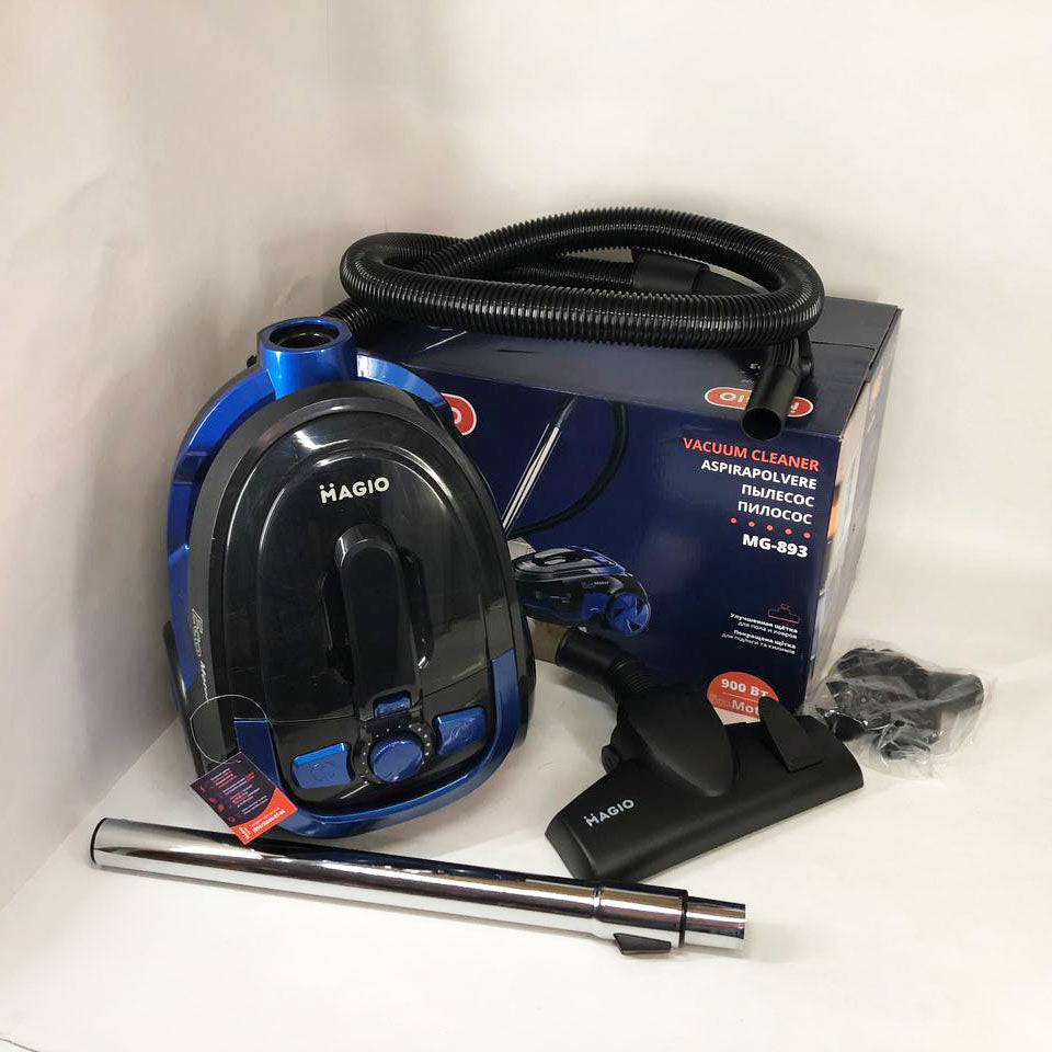 Пылесос без мешка Magio MG-893 900 Вт, Ручной пылесос без мешка, Циклонный контейнерный пылесос