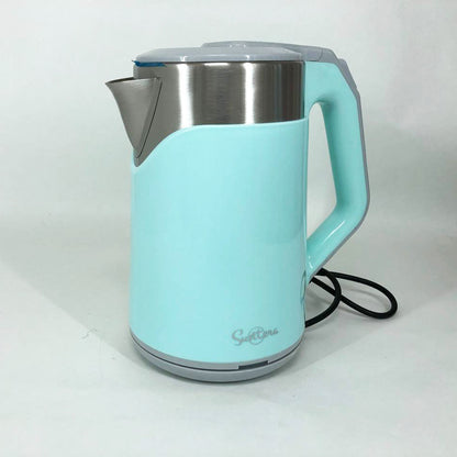 Электрочайник Suntera EKB-328B 2 Л, стильный электрический чайник, бесшумный чайник, электронный чайник