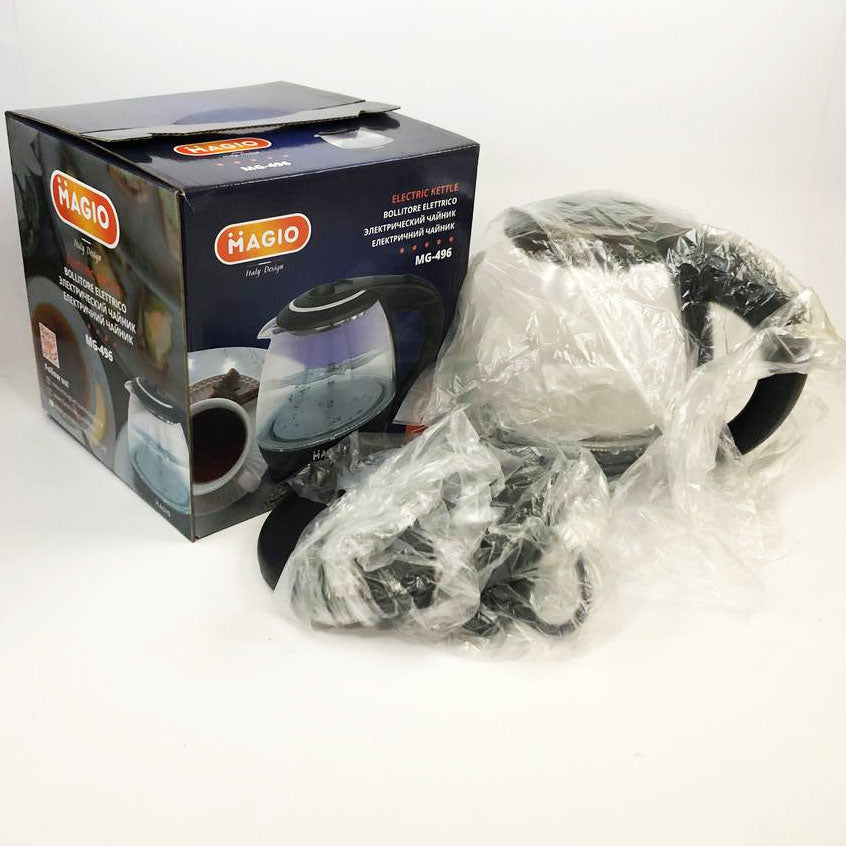 Электрочайник Magio MG-496 1 л 900 Вт, Качественный электрический чайник для дома, Красивый электрочайник