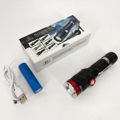 Фонарик тактический ручной Bailong BL-736-T6, фонарик светодиодный ручной аккумуляторный портативный