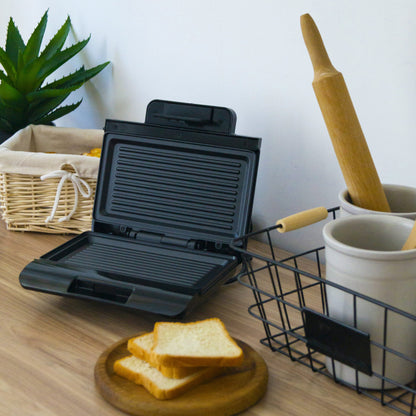 Бутербродница MAGIO MG-378 750 Вт c антипригарным покрытием, Настольный гриль электрический-прижимной