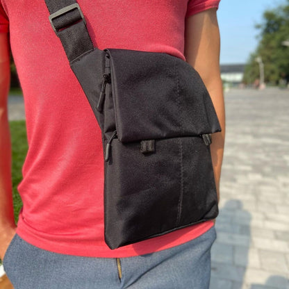 Набор: Сумка с кобурой + фонарь тактический POLICE BL-X71-P50