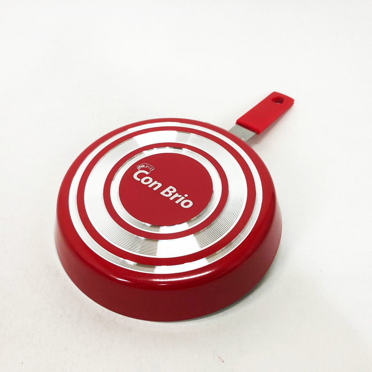 Сковорода Con Brio CB-1414, 14см, Мини, Eco Granite, сковорода качественная на плиту. Цвет: красный