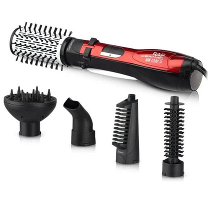 Фен стайлер RAF R.416 5в1 щетка расческа для сушки укладки волос 1200 Вт